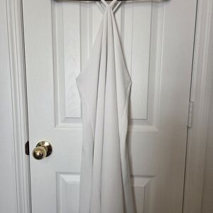 Lulu's Cream Halter Dress